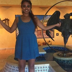 Blue urban outfitters mini dress